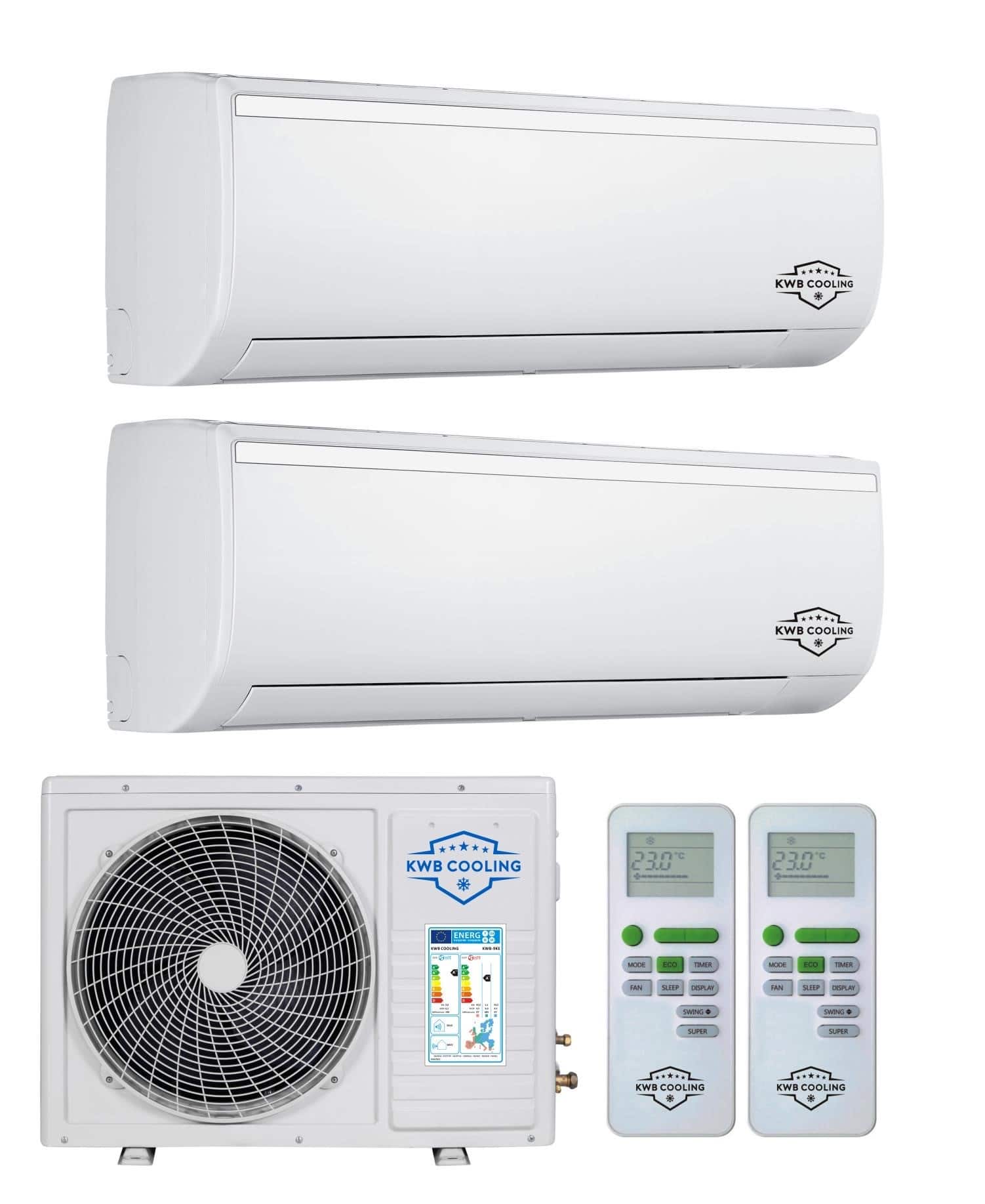 KWB COOLING AIRCO – 18-0909 DUO R32 INVERTER SET WIFI MOGELIJK